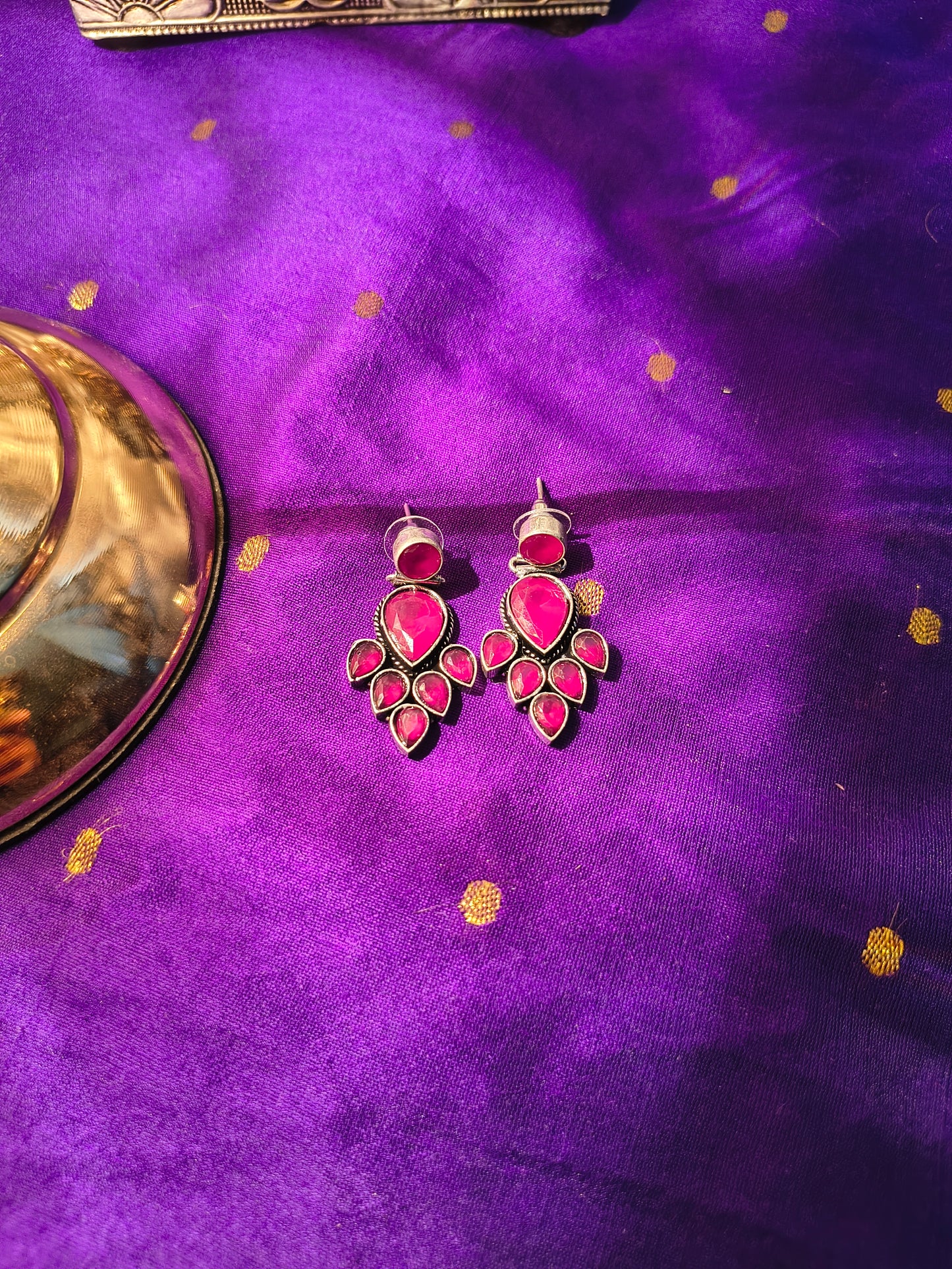 Teardrop Bloom" Statement Earrings