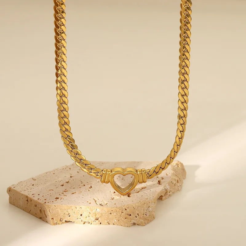 Timeless Heart Link Necklace