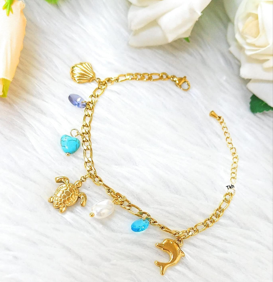 Ocean Bliss Charm Bracelet