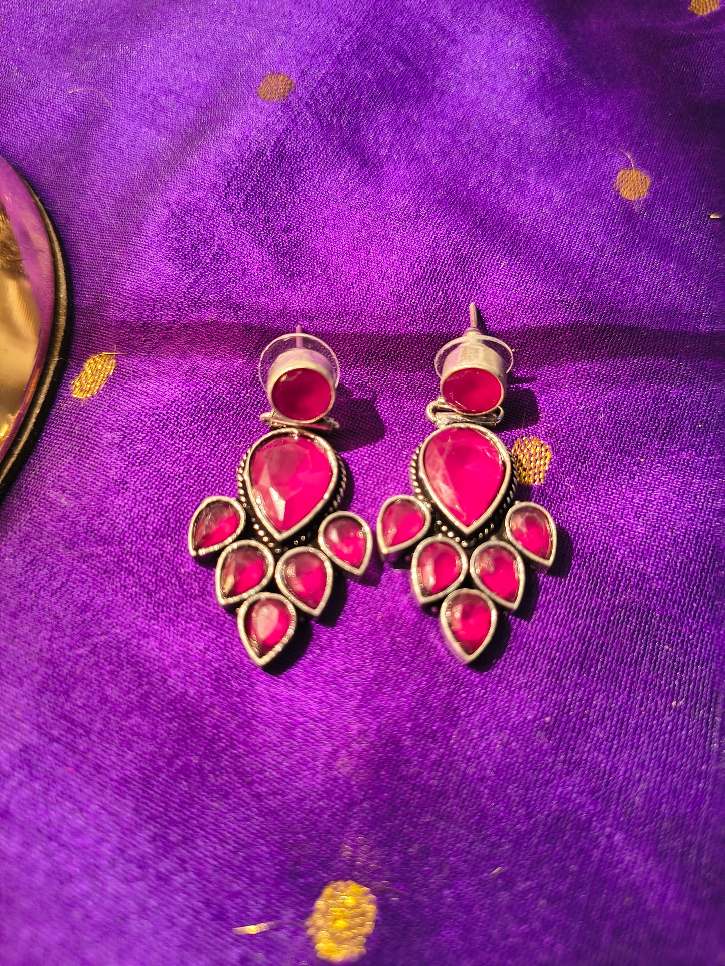 Teardrop Bloom" Statement Earrings