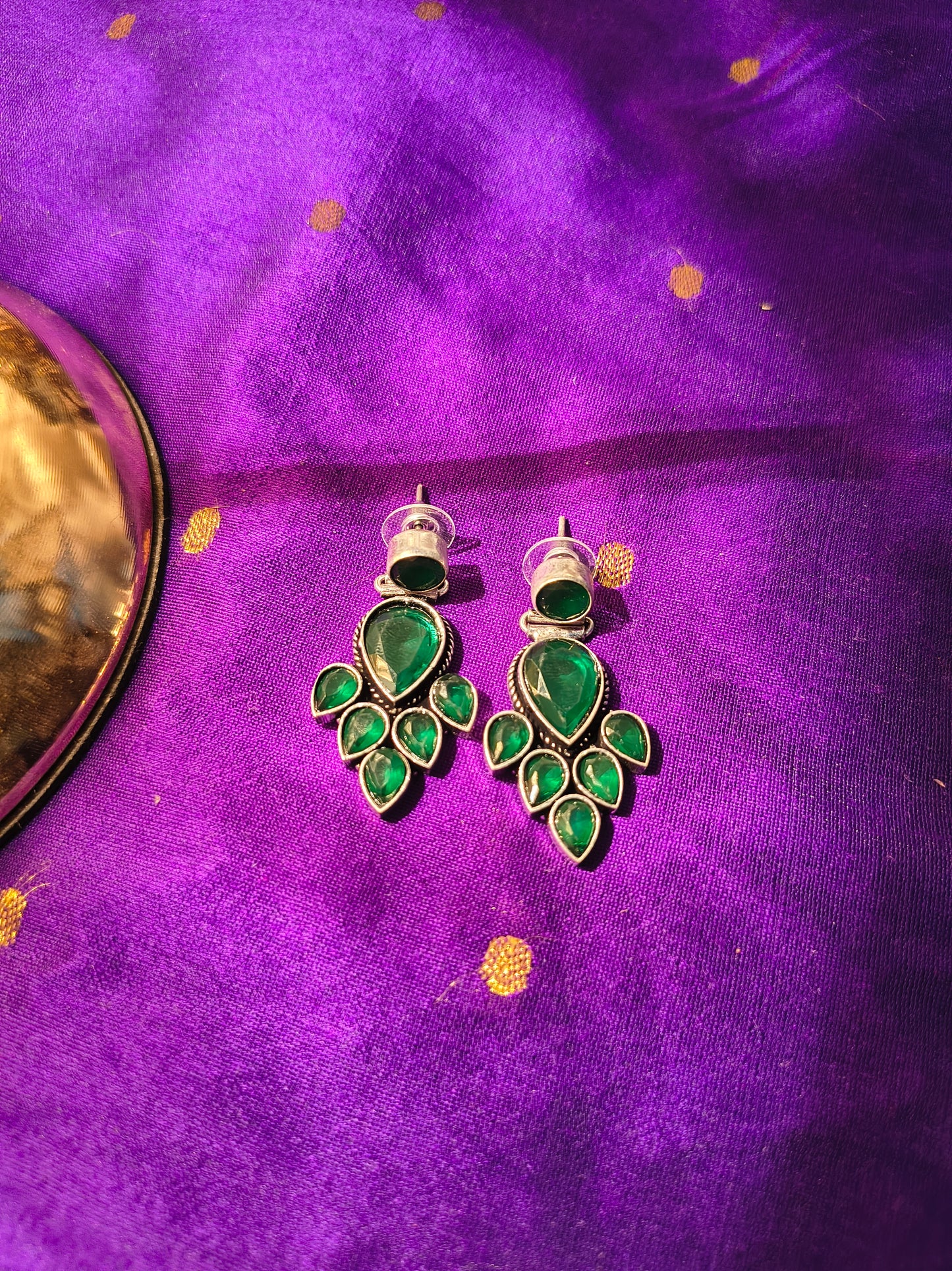 Teardrop Bloom" Statement Earrings