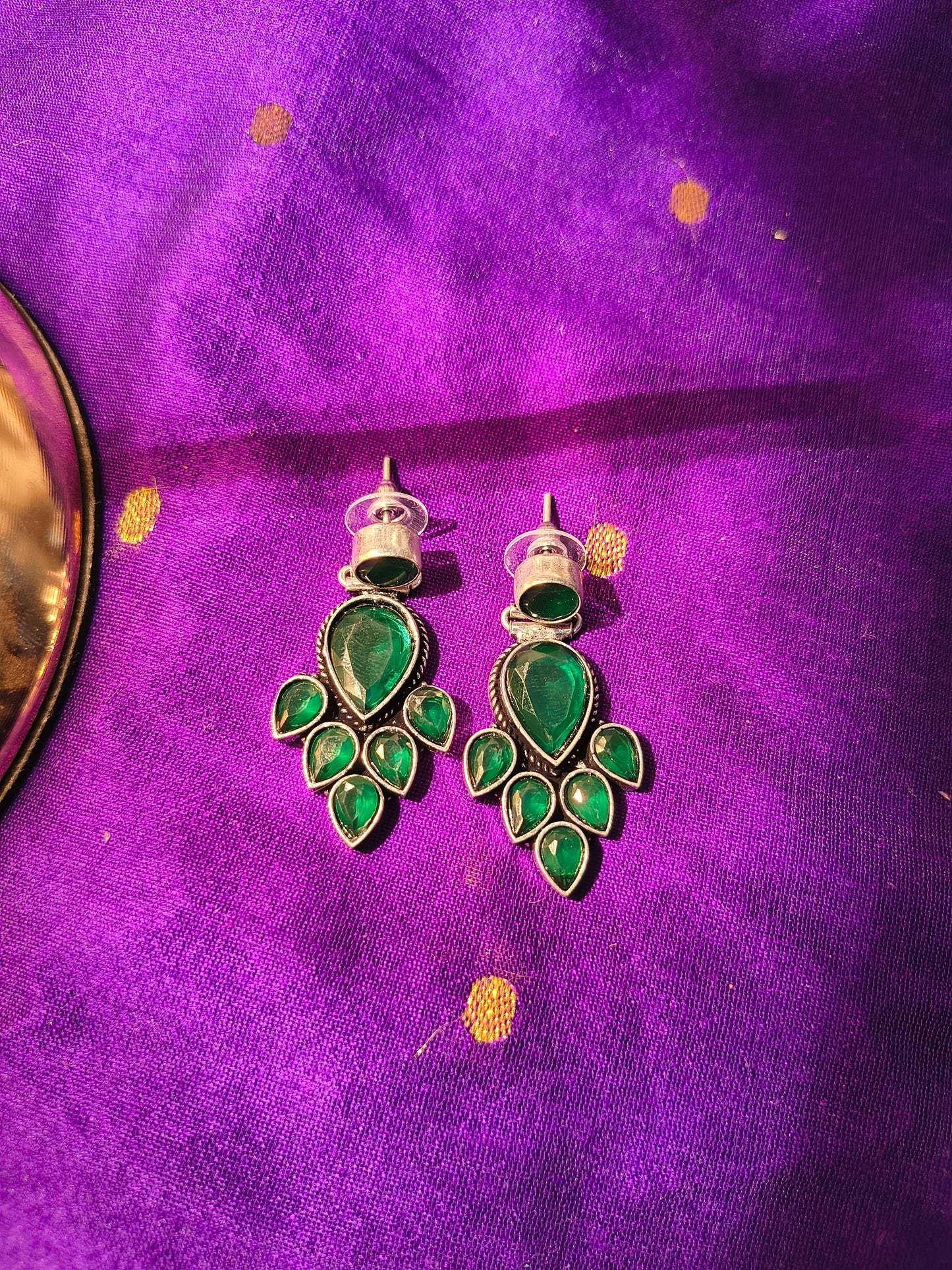 Teardrop Bloom" Statement Earrings