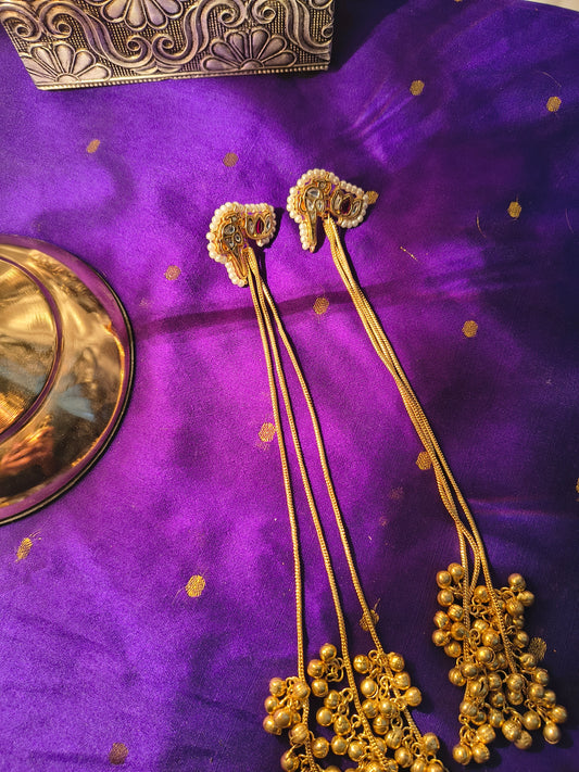 Kundan Pearl Dori Latkan