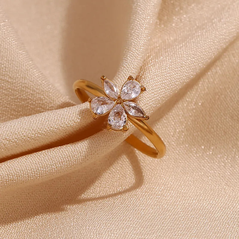 Blossom Sparkle Open Ring