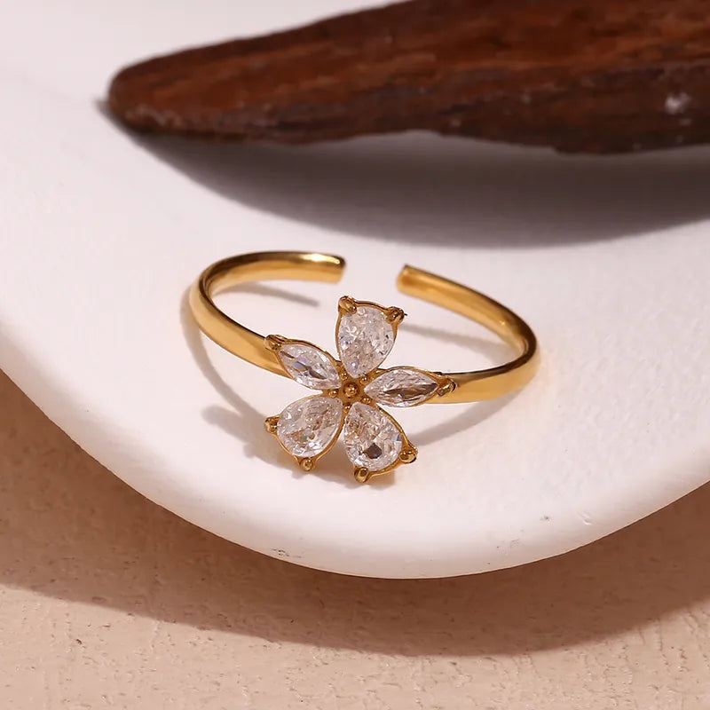 Blossom Sparkle Open Ring
