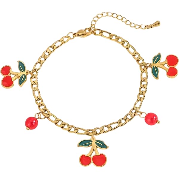 Cherry Charm Bracelet