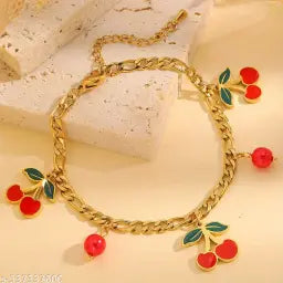 Cherry Charm Bracelet