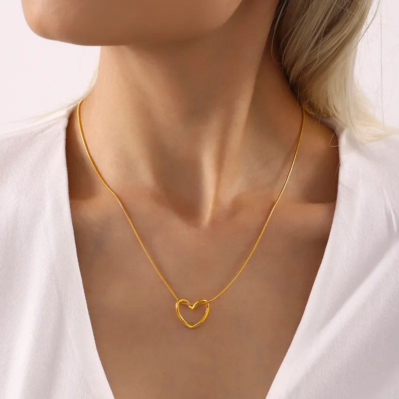 Eternal Embrace Heart Pendant Necklace