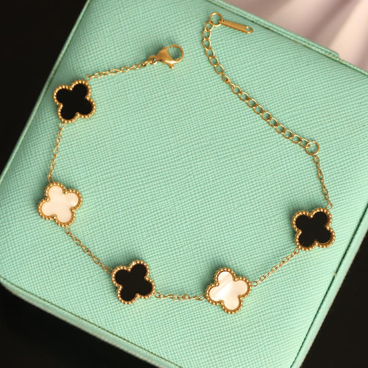 Elysia Reversible Clover Bracelet